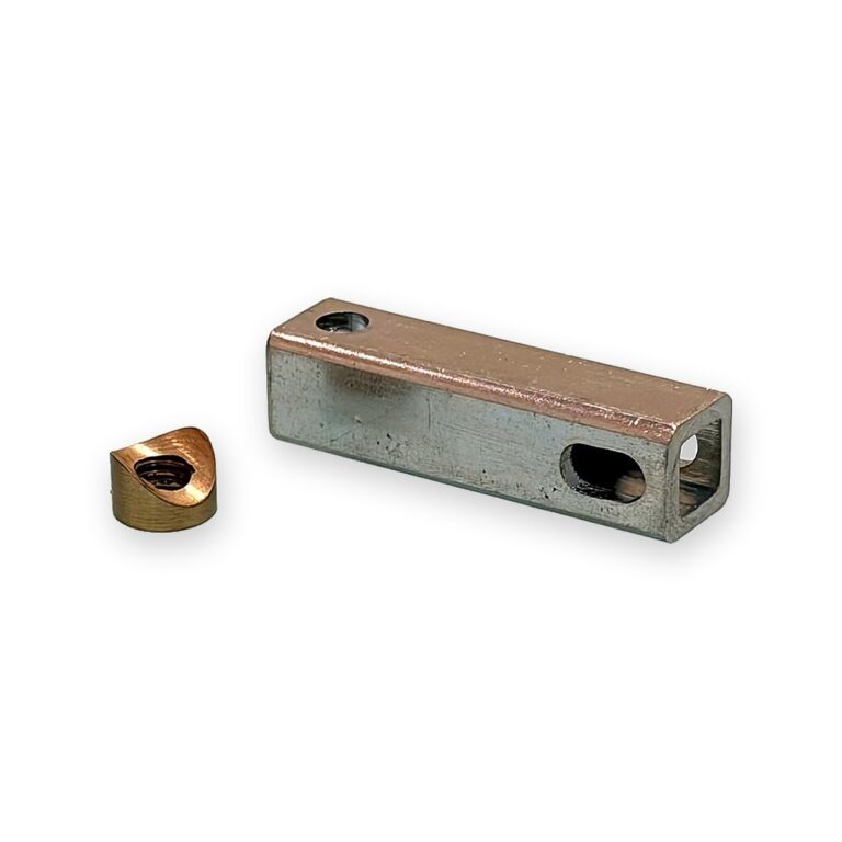Milled block with insert nut – precision machined component, OM BSA Enterprises