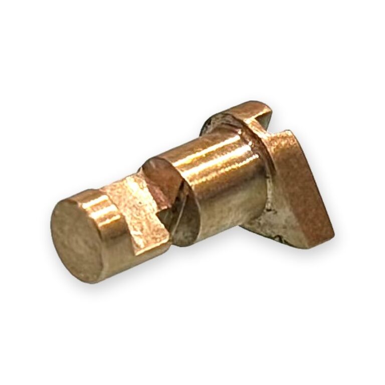 Brass T-pin – precision machined component, OM BSA Enterprises