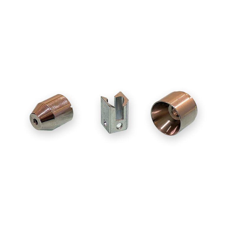 Conical caps and ring – precision machined component, OM BSA Enterprises