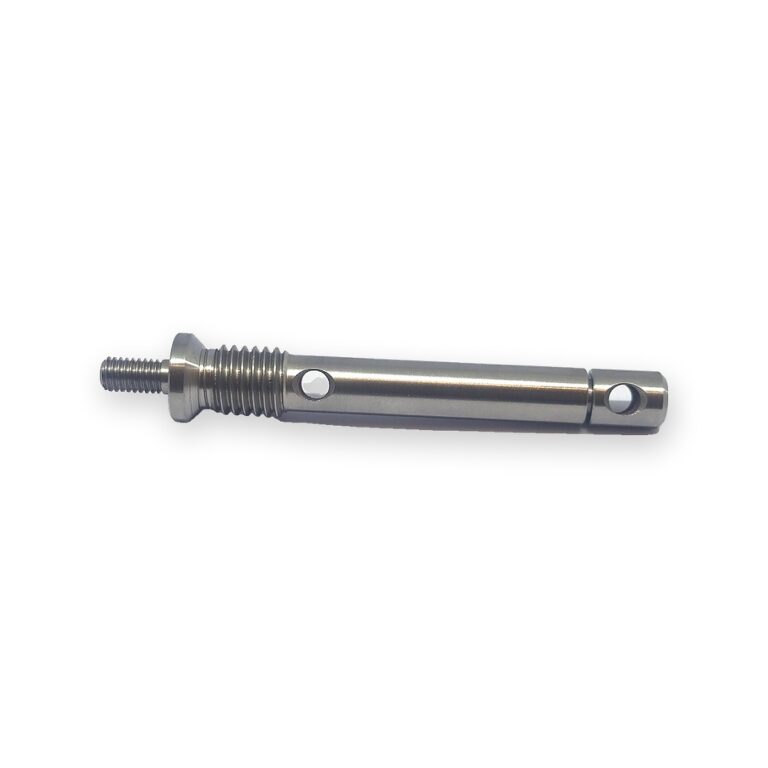 Cross-drilled threaded pin – precision machined component, OM BSA Enterprises