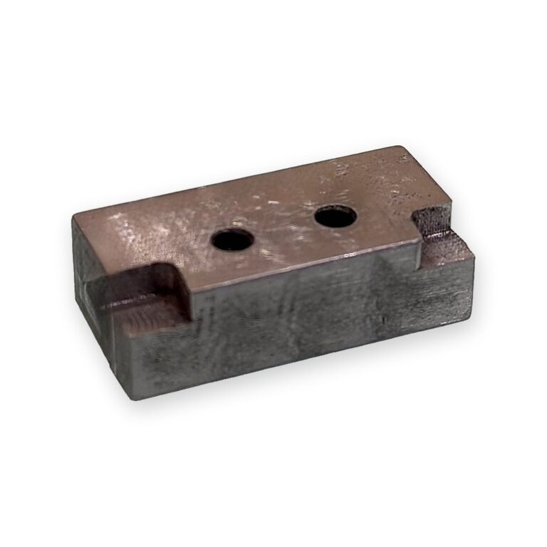 Drilled block – precision machined component, OM BSA Enterprises
