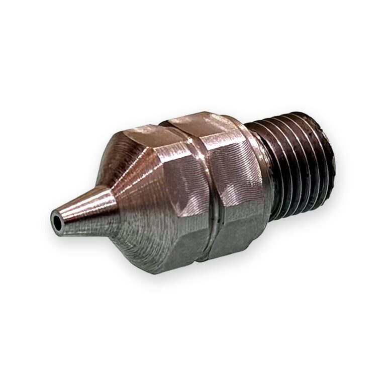 Hex pin with nozzle tip – precision machined component, OM BSA Enterprises