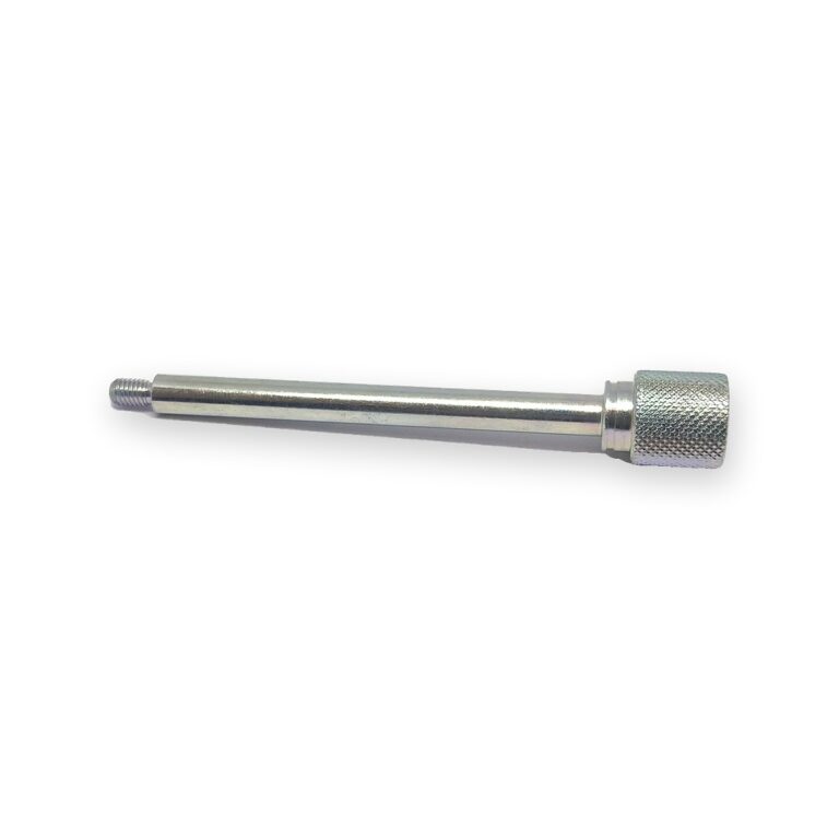 Rod with knurled knob – precision machined component, OM BSA Enterprises