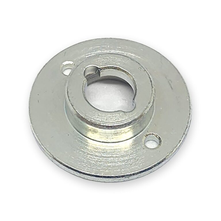 Flanged hub with D-bore – precision machined component, OM BSA Enterprises