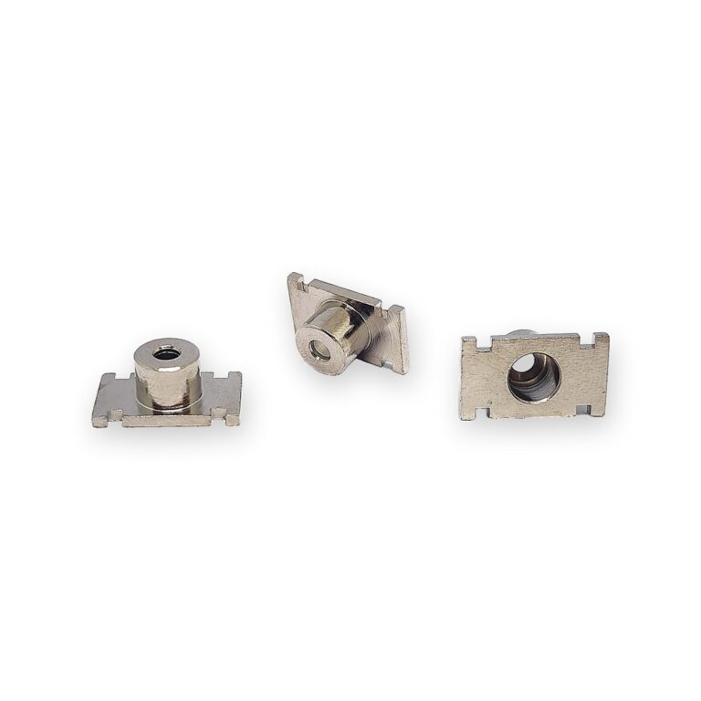 Plated bracket nuts – precision machined component, OM BSA Enterprises
