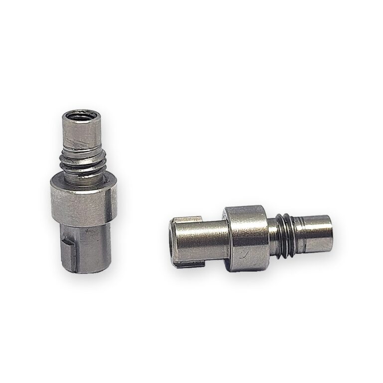 Threaded stepped pins – precision machined component, OM BSA Enterprises